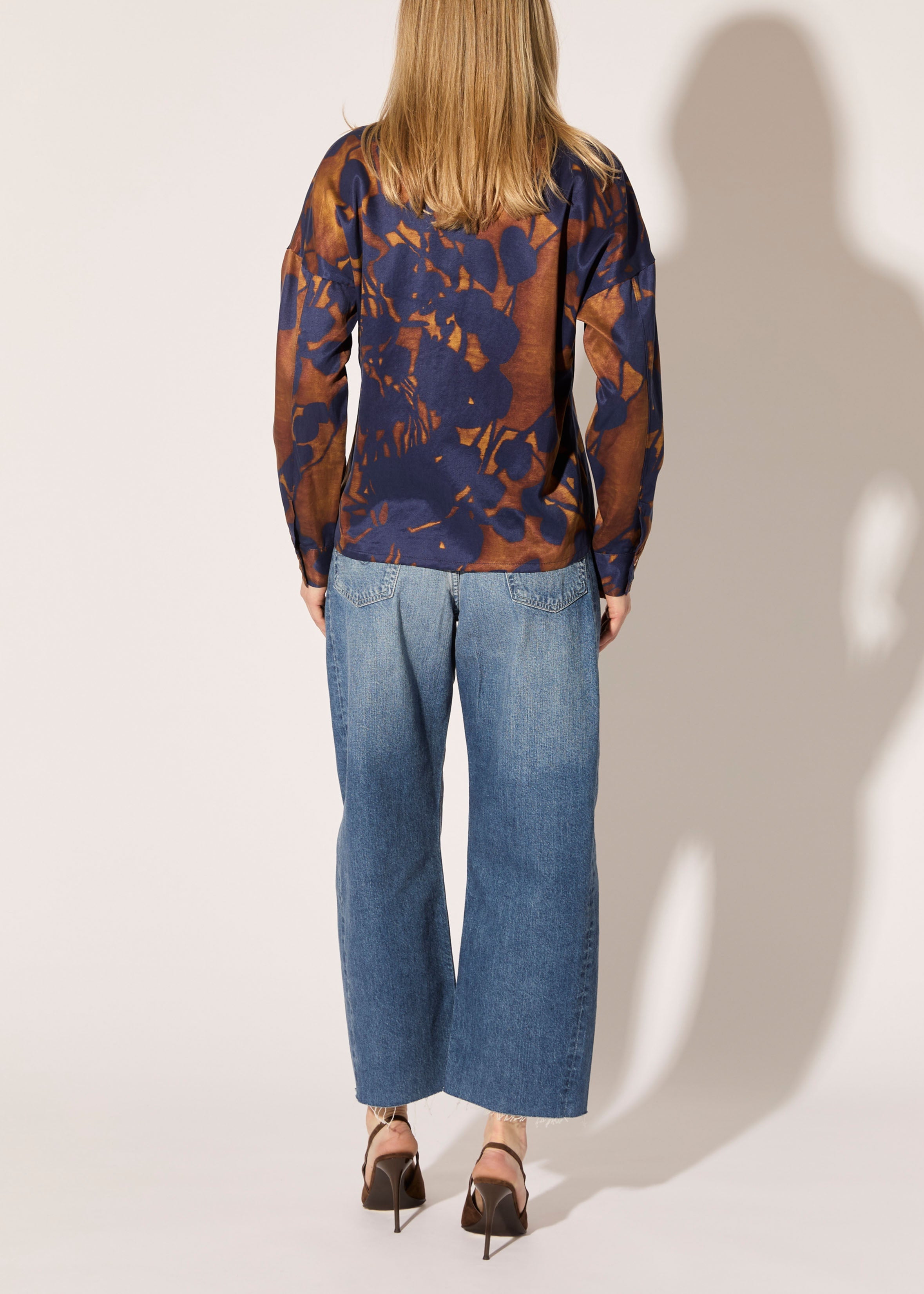 Shadow Print Blouse