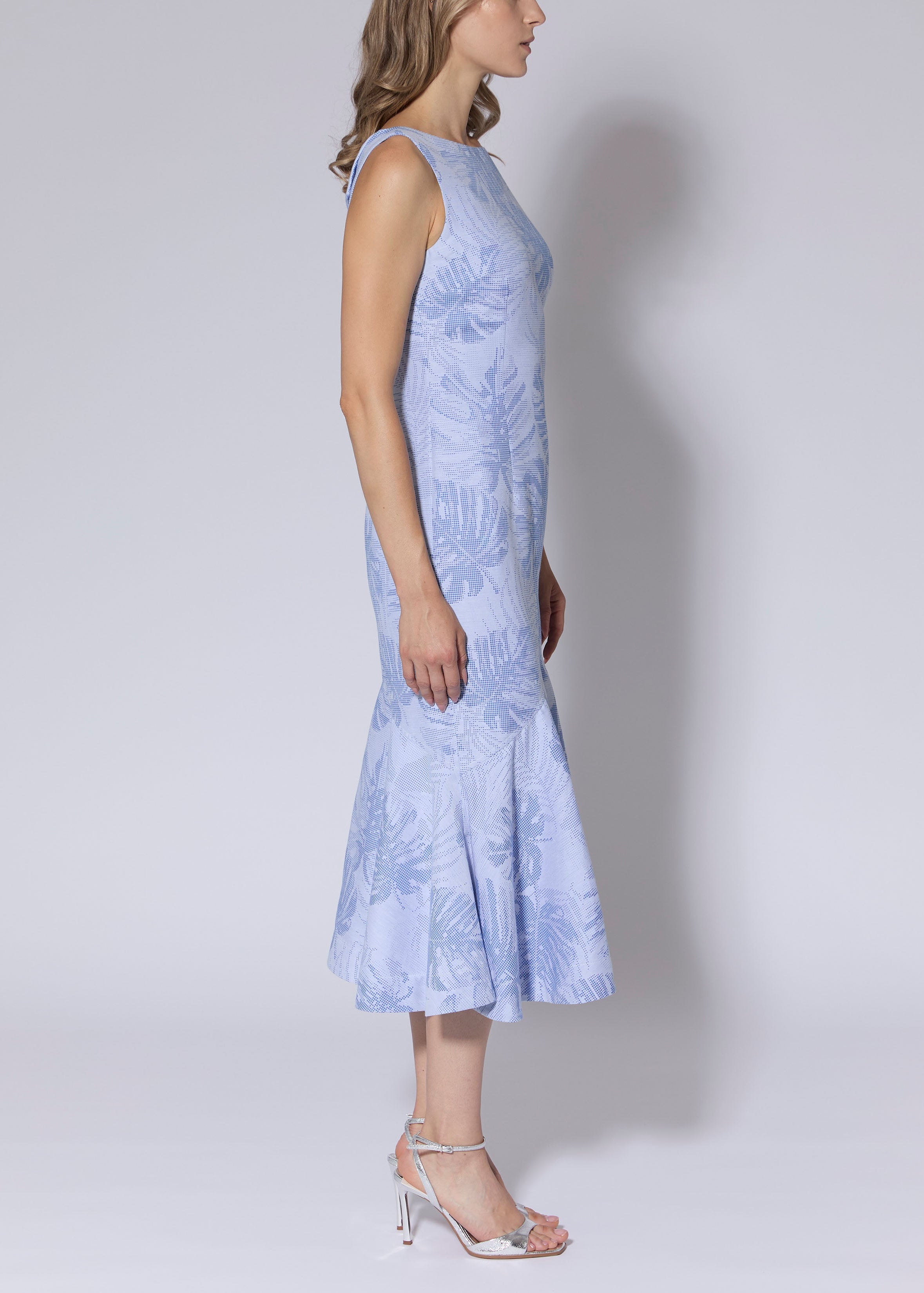 Digital Tropic Jacquard Dress