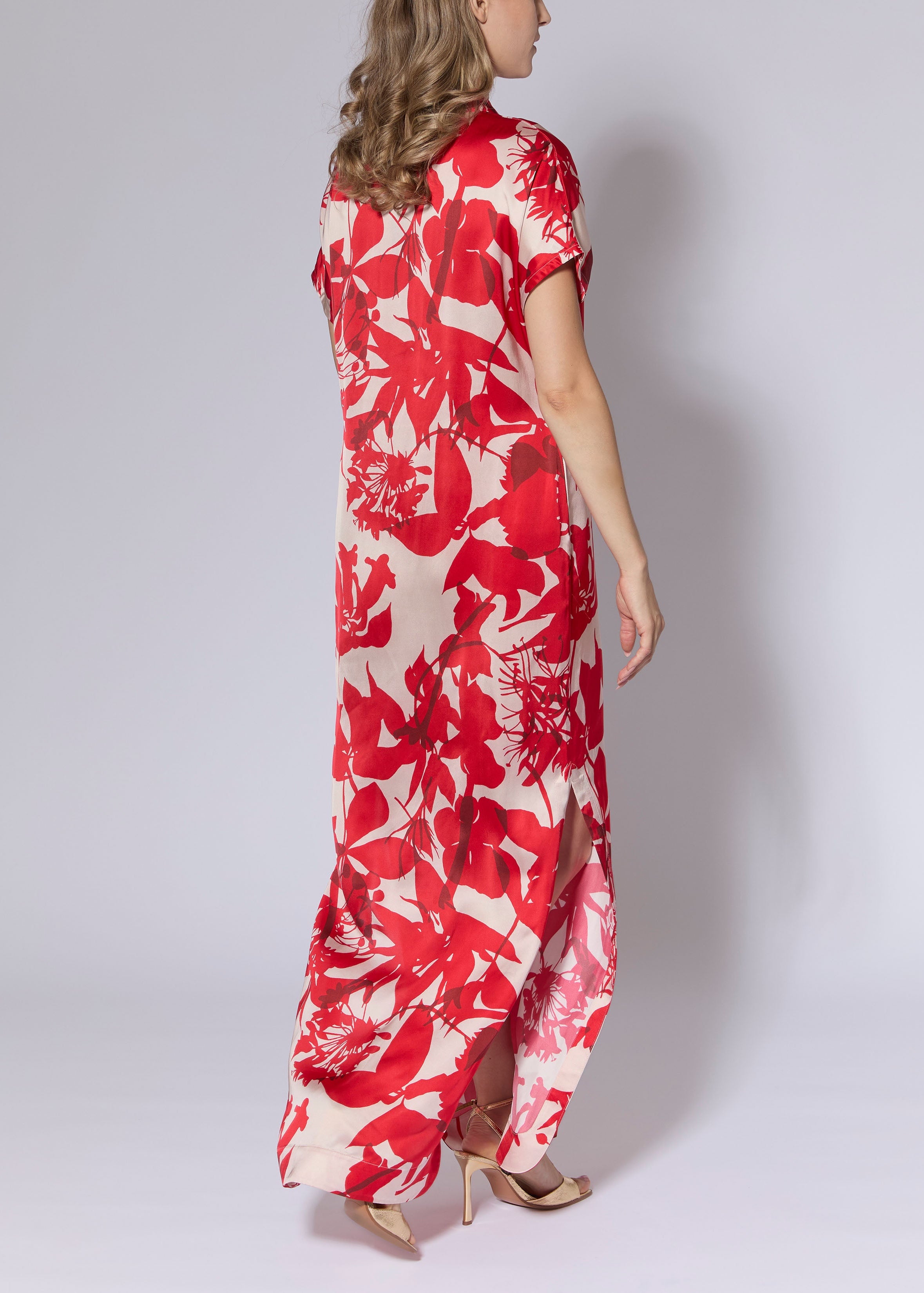 Summer Shadow Print Dress