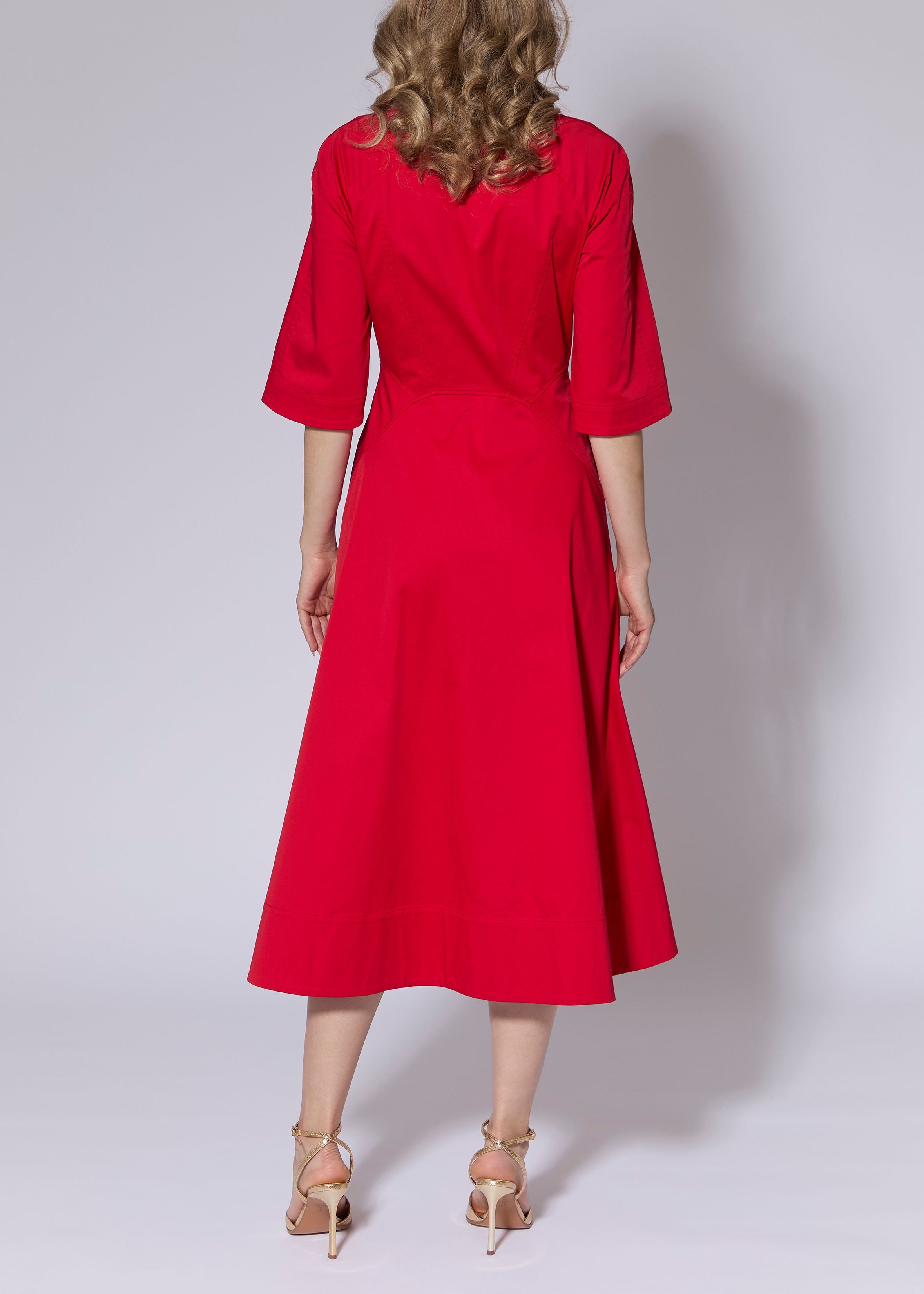 Luxe Cotton Sateen Dress | HILTON HOLLIS Luxe Cotton Sateen Dress | HILTON HOLLIS