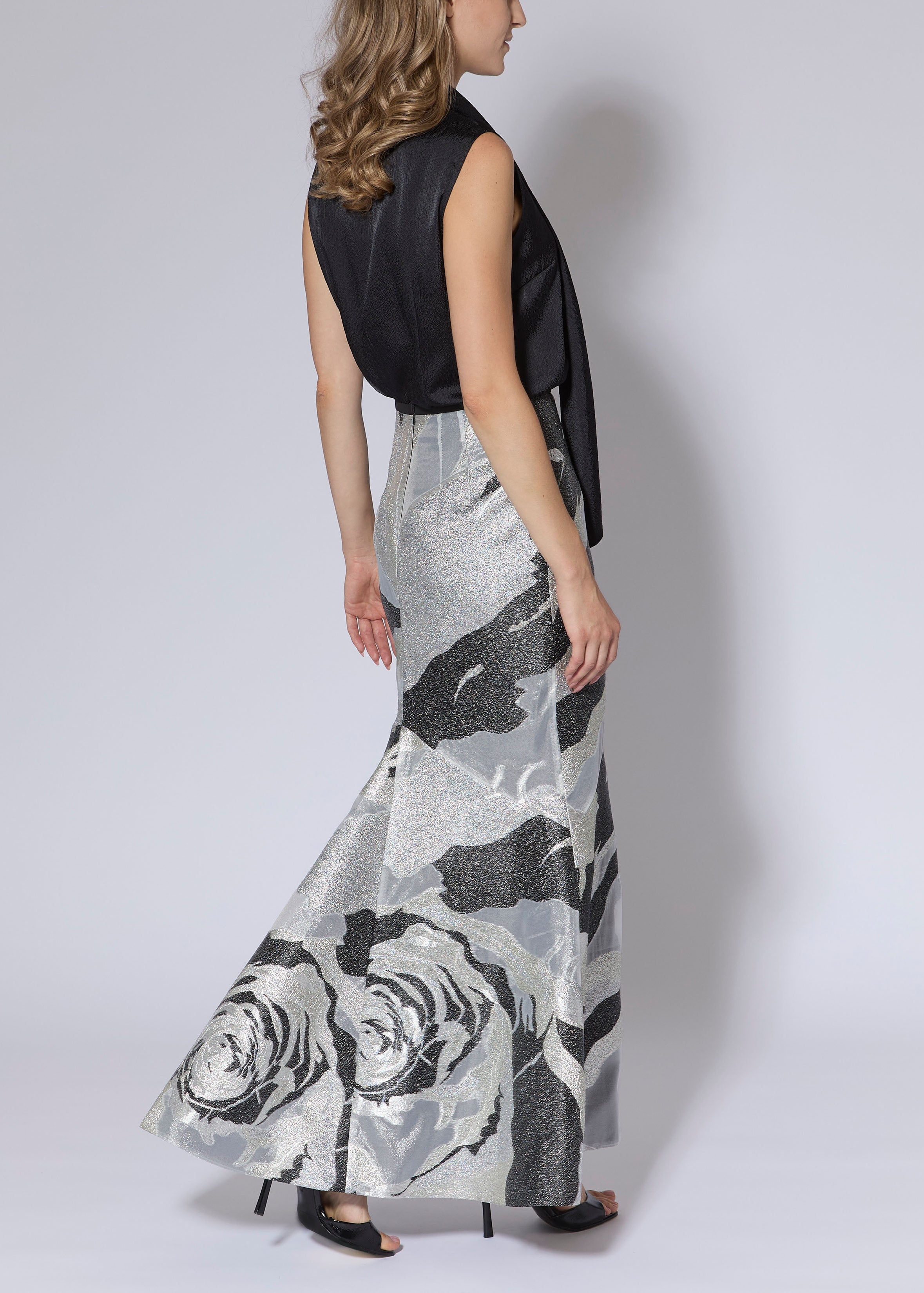 Lavish Fil Coupe Skirt