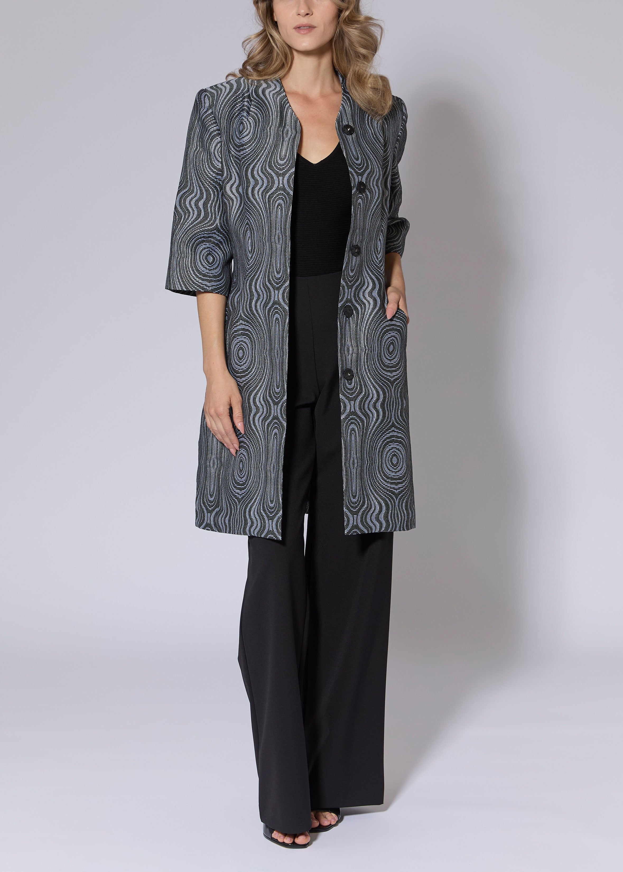 Optical Jacquard Jacket