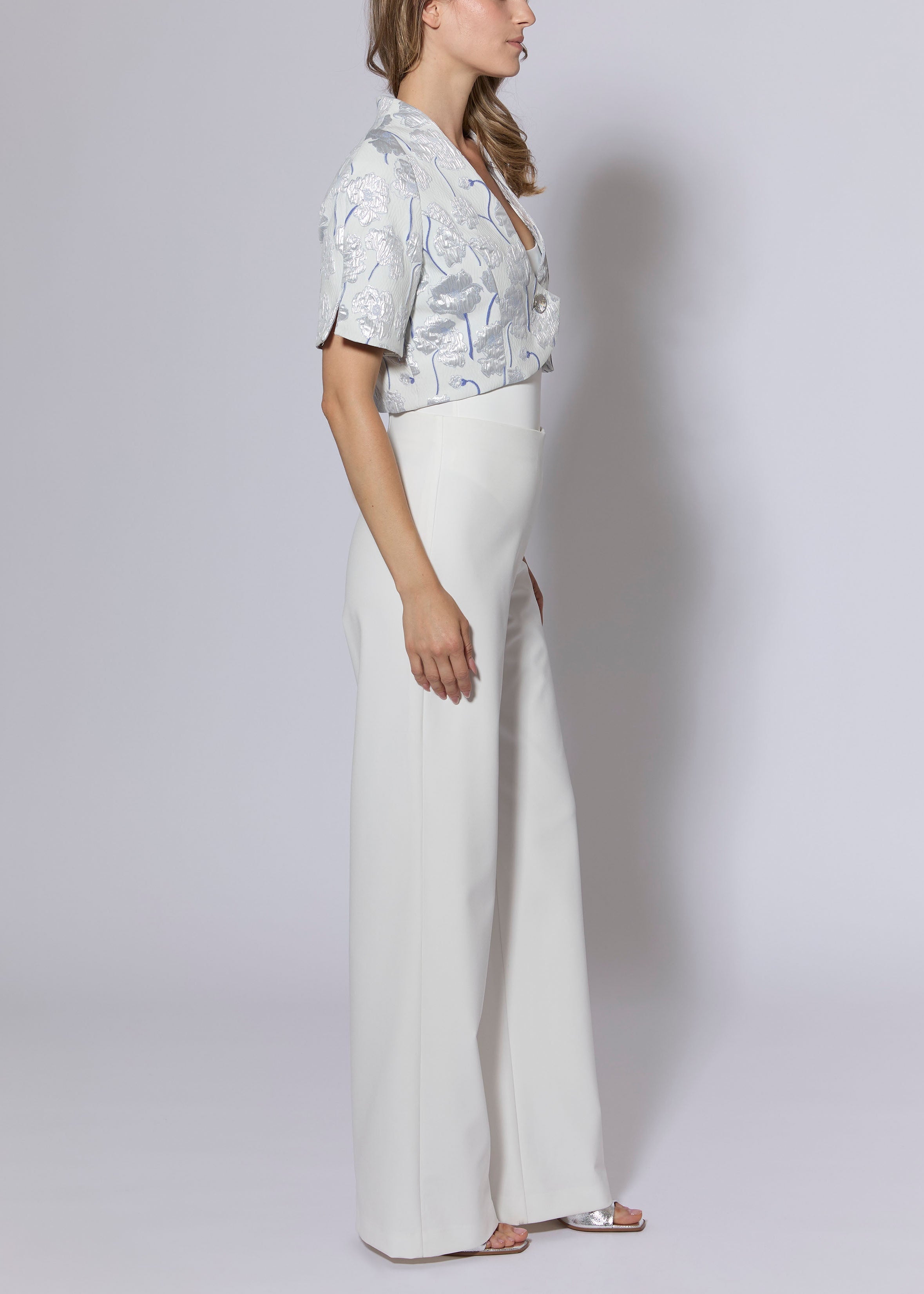 Poppy Jacquard Bolero Jacket