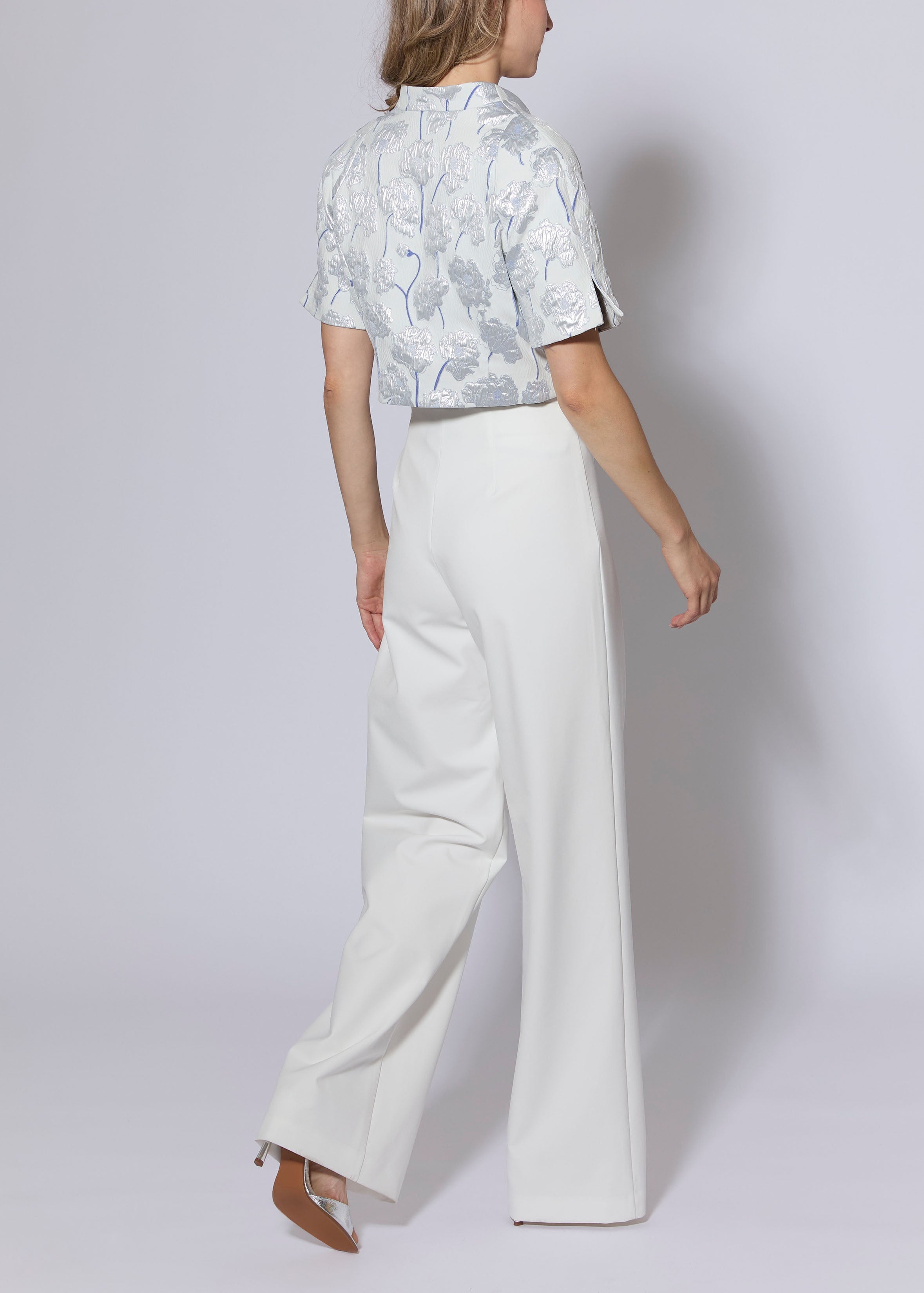 Poppy Jacquard Bolero Jacket