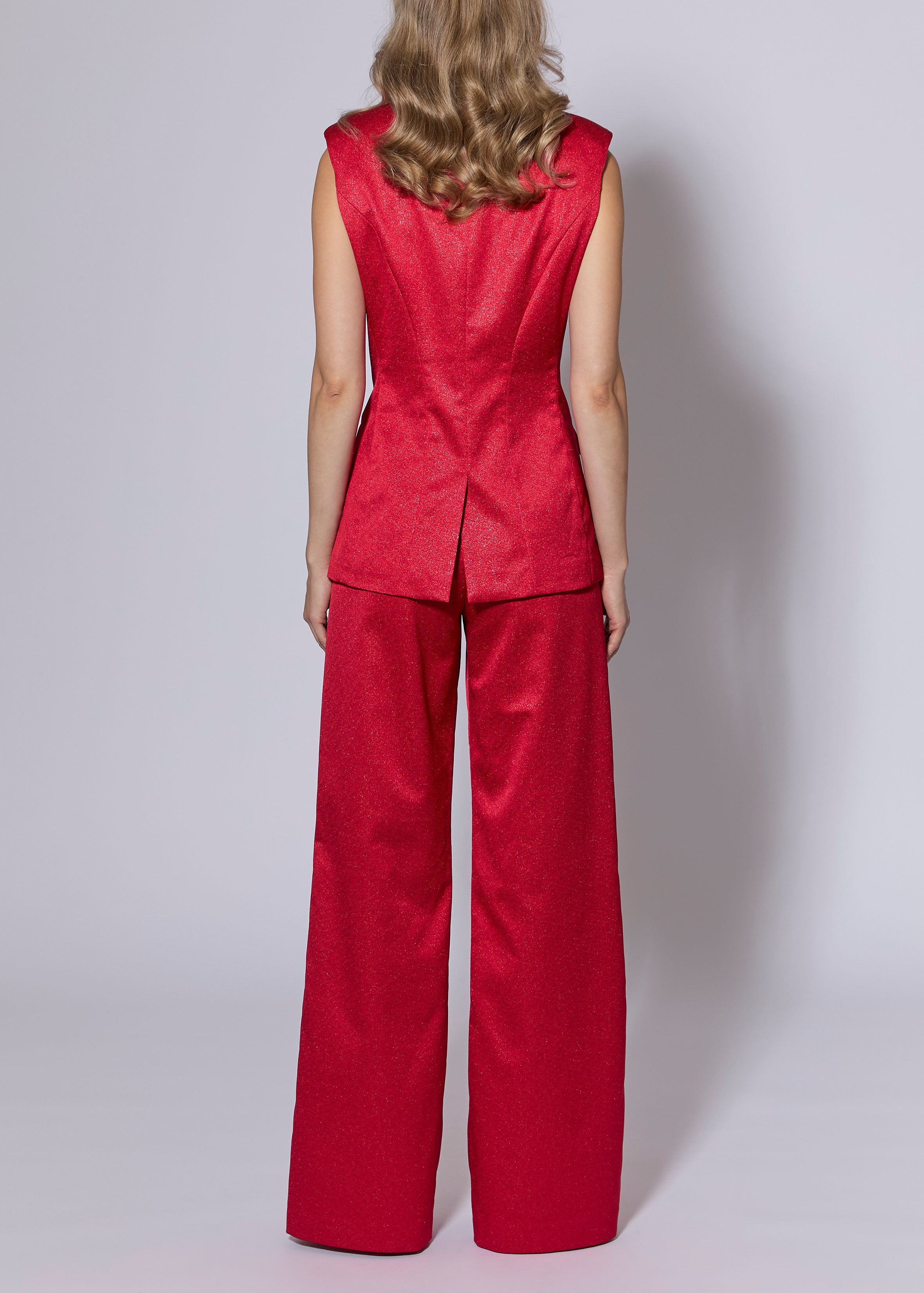 Lurex Crepe Pant